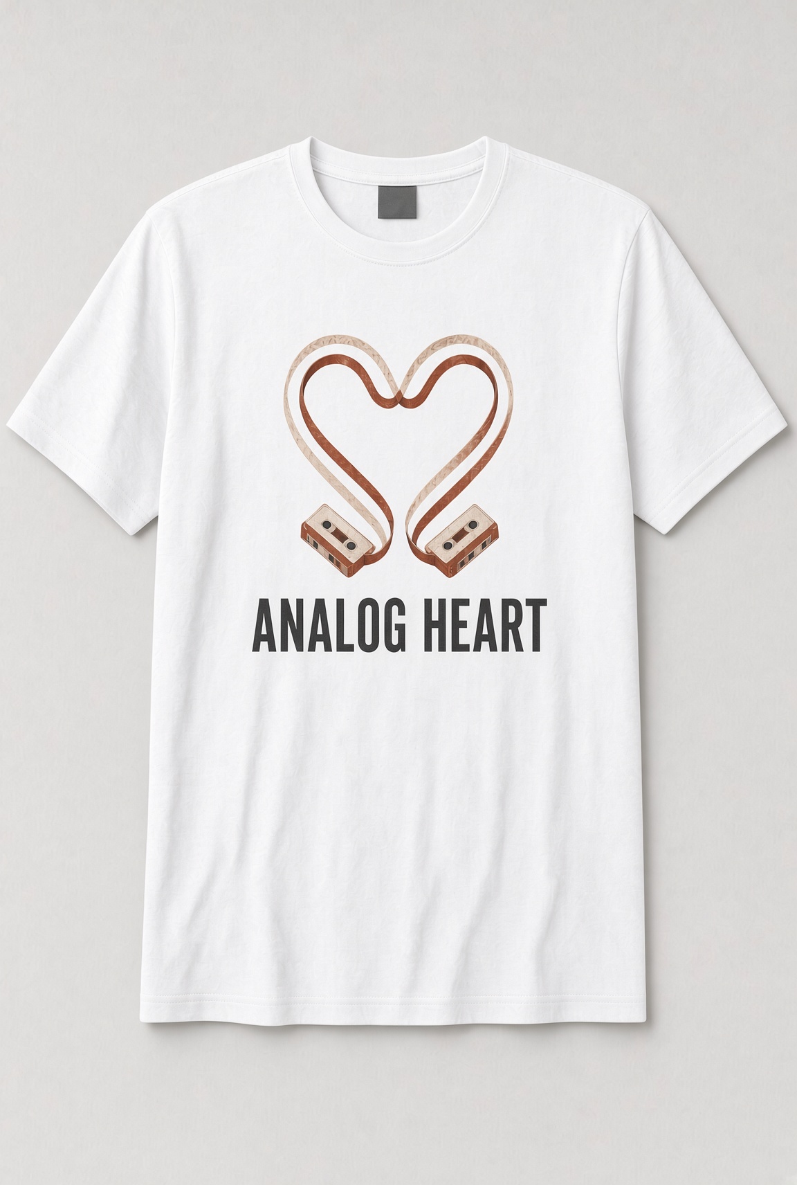 Analog Heart Unisex T-Shirt - Image 2